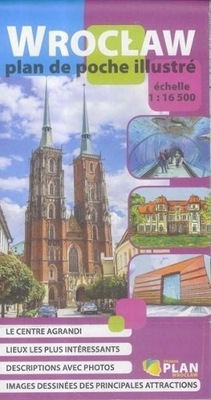 WROCŁAW PLAN DE POCHE ILLUSTRE KSIĄŻKA