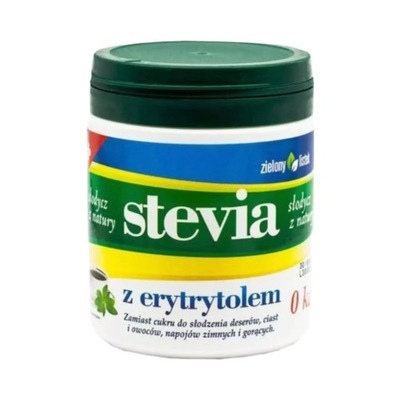 Stevia z erytrytolem 140g Zielony Listek