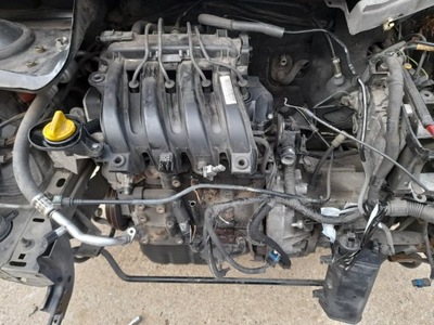 Двигун блок двигуна renault clio twingo 1.2 16 v d4fc708 d4f c708 d4fc 708 фото №1