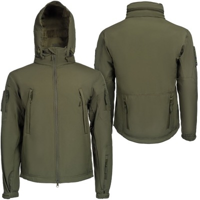 101INC SOFTSHELL Kurtka Taktyczna Membrana OLV XL