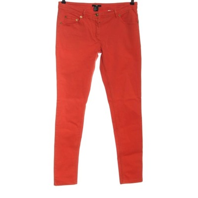 H&M Spodnie rurki Rozm. EU 38 czerwony