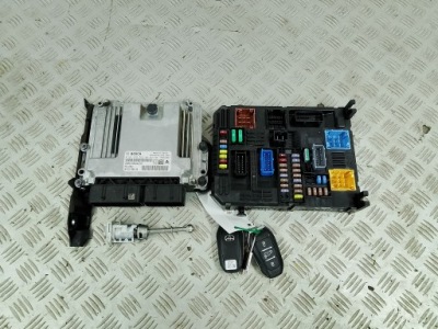 Peugeot partner iv k9 proace 2024 бортовой компьютер ключ bsi набор стартовый фото №1