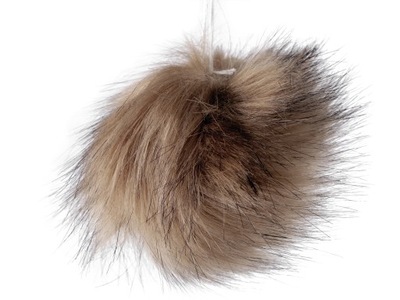 POMPON DO CZAPKI 12 cm BEŻOWY