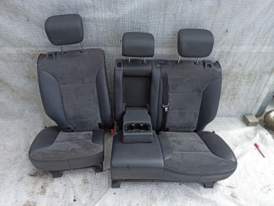 Mercedes ml w164 lift заднє сидіння задня спинка напівшкіра alcantara сидіння задні фото №1