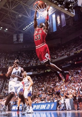 Plakat Michael Jordan NBA Chicago Bulls 50x40 cm
