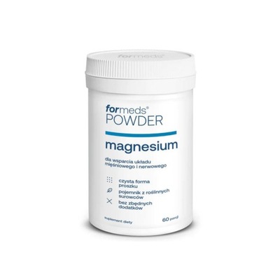 MAGNESIUM Magnez Cytrynian Magnezu 60g ForMeds