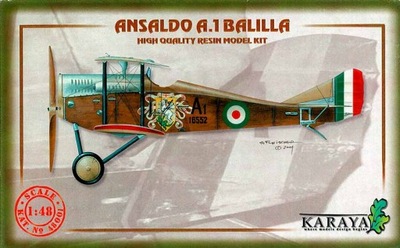 ANSALDO A.1 BALILLA myśliwski - 1/48