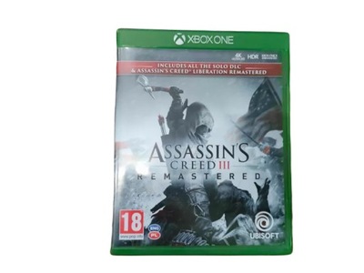 GRA XBOX ONE ASSASSIN'S CREED III 3 REMASTERED