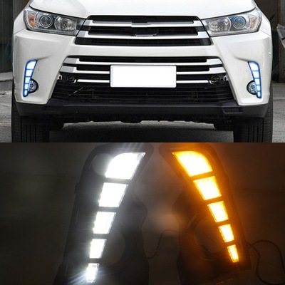 СВЕТ DO ВОДИТЕЛЯ ДНЕВНОЙ СВЕТОДИОД LED TOYOTA HIGHLAND фото