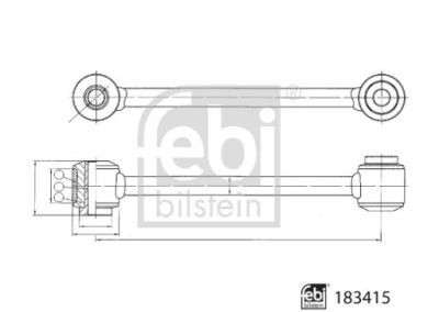З'єднувач стабілізатора. db t. c-klasa a205 /e-klasa w213 amg 16- le/pr фото №1