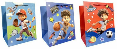 Сумка prezentowa papierowa сумка на prezent upominek большая 26x32x20 cm фото №1