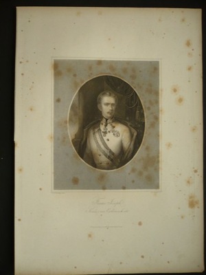 Franz Joseph Cesarz Austrii, oryg. 1855