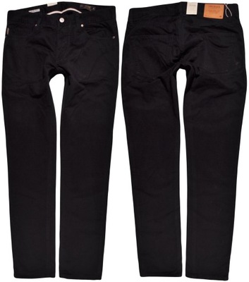 JACK&JONES spodnie SKINNY black TIM_ W33 L30