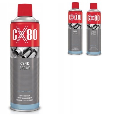 CYNK SPRAY 500ml ZABEZPIECZENIE PRZED KOROZJĄ CX80