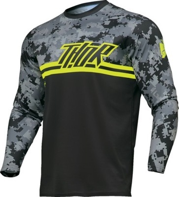 THOR SECTOR DIGI BLACK CAMO ЧОЛОВІЧА KOSZULKA CROSS ENDURO OFF ROAD 3XL