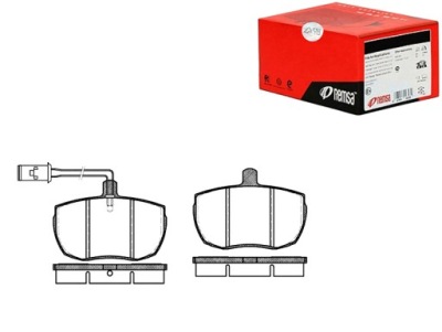 Тормозные колодки тормозные ldv convoy 2.5 d фото №1
