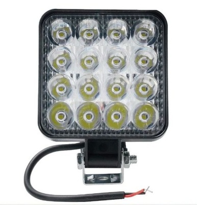 ФАРА РАБОЧАЯ ПРОТИВОТУМАНКА 16 LED (СВЕТОДИОД ) 48W 12-24V 2880LM IP67 83X83X20MM СЕРТИФИКАЦИЯ