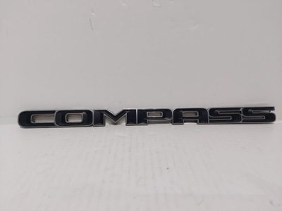 JEEP COMPASS II 17-18 EMBLEMA INSCRIPCIÓN DE PUERTA PARTE DELANTERA CROMO  