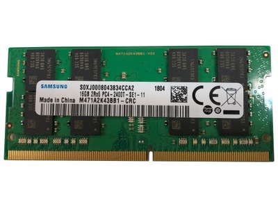 Pamięć RAM DDR4 Samsung 16GB PC4 2400MHz M471A2K43BB1-CRC
