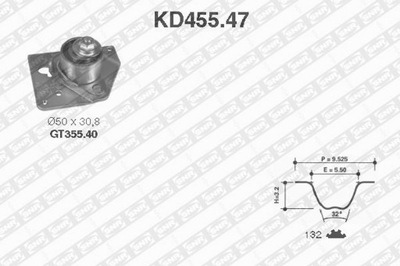 SNR KD455.47 SNR SKIRSTYMO SISTEMA KPL. 