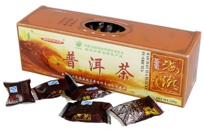 Herbata PU-ERH CZERWONA prasowana w kostkach 125g