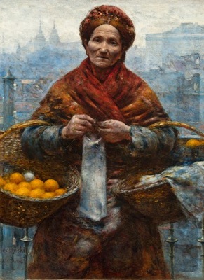 Pomarańczarka Gierymskiego reprodukcja płótno