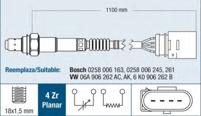 PROBE LAMBDA AUDI  