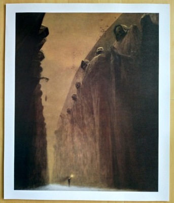 Beksiński - plakat - 10 reprodukcji 50 x 60 cm