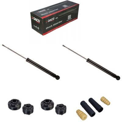 Амортизаторы задняя + отбойники защита подушки безопасности hyundai getz 2002-2010 фото №1