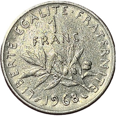 1 frank 1968 Francja