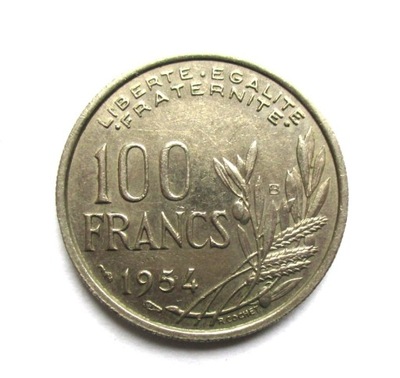 100 Franków 1954 r. B. Francja