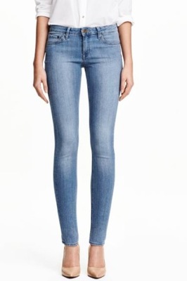 H&M super skinny Jeans spodnie 27/32 P157