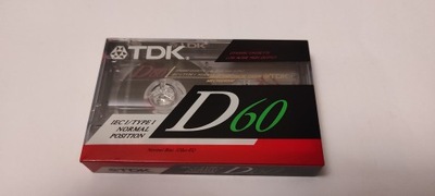 TDK D60 D 60 Japan NOS folia #1787
