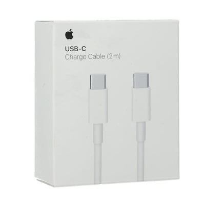 Kabel Apple MLL82ZM/A USB-C do USB-C 2m, biały