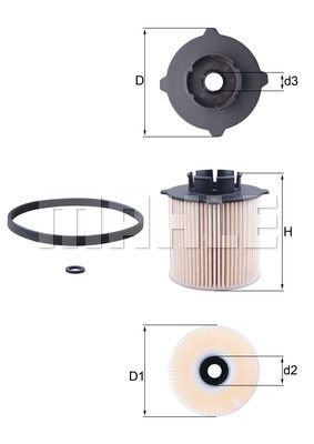 ФІЛЬТР ПАЛИВА KNECHT KX265D