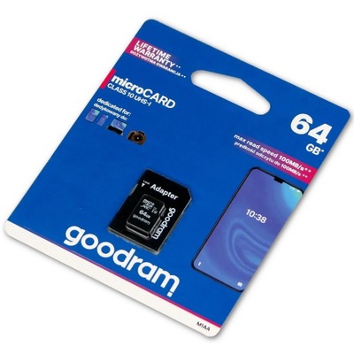Karta pamięci GOODRAM M1AA-0640R12 microSD