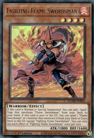 Yu-Gi-Oh! TCG: Fighting Flame Swordsman (MZMI)