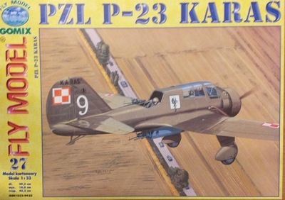 FlyModel nr 27 Samolot PZL P-23 KARAŚ