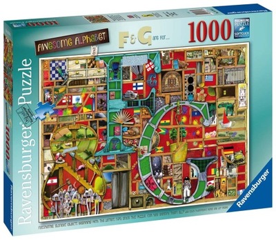 RAVENSBURGER PUZZLE 2D 1000 ELEMENTÓW: NIESAMOWI