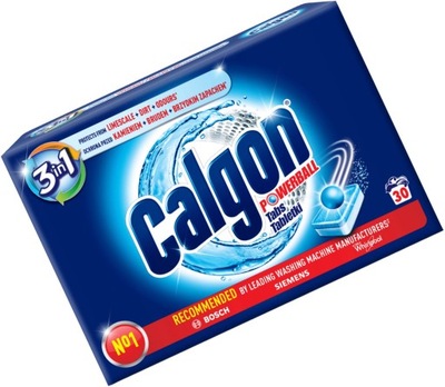 CALGON TABLETKI DO PRALKI 30 sztuk