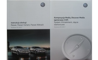 VW Passat B8 14-19 Polska instrukcja +Media Navi