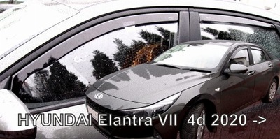 DEFLECTORES HEKO HYUNDAI ELANTRA VII 4D DE 2020 4 PIEZAS  