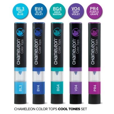 Nakładki Chameleon TOPS 5 COOL ColorsMarkery