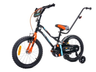 Rowerek dziecięcy TIGER BIKE 16" Black/Orange Sun Baby