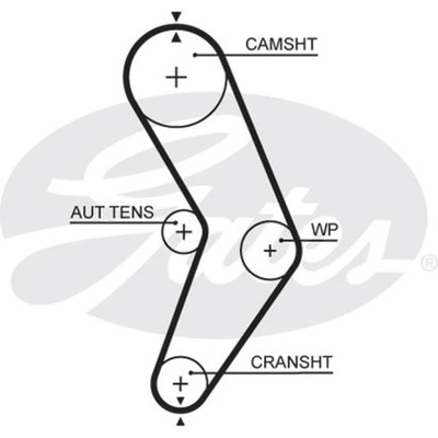 КОМПЛЕКТ РЕМНЯ ГРМ GATES K015662XS