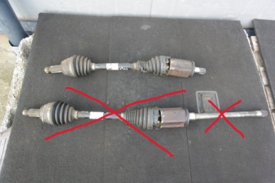 Приводной вал левый перед bmw x5 x6 f15 f16 фото №1