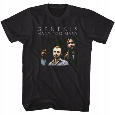 Genesis Many Too Many Single Men's T Shirt,Black