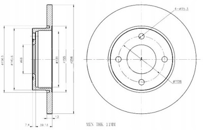 ДИСКИ ТОРМОЗНЫЕ HAM. 2 ШТУКИ VW P. A80 100 MAXGEAR