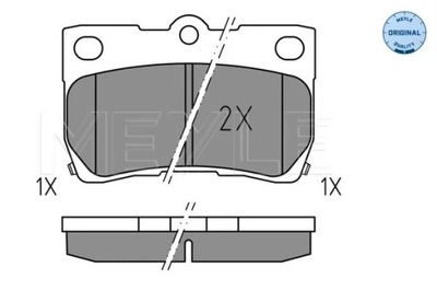 0252432317 КОЛОДКИ HAM. LEXUS T. GS/IS 05-