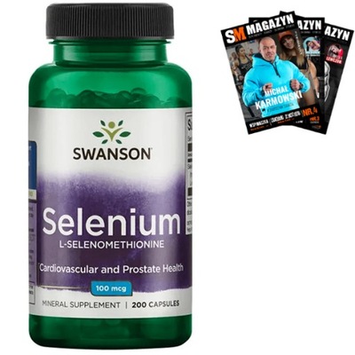 SWANSON SELENIUM SELEN SELENOMETIONINA 100mcg 200k